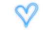 © mominulim - Glowing neon hand drawn heart shape icon isolated on transparent background. Love symbol. Romance. Valentines day decoration. Wedding sign. Scribble