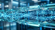 © Sugeng - Futuristic Digital Network Data Flow Structure.