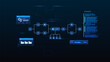 © Fardived - AI workflow automation artificial intelligence. ai agent with machine learning, software, cloud, database, code, data and digital system.