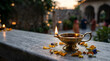 © Lumaverse - Brass Diya Lamp Burning Setting