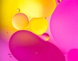 © Yuliia - Colorful oil droplets floating on water surface