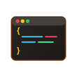 © Ai Studio  - Dark coding editor interface with colored syntax highlighting for programming.