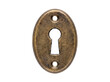 © Frodo - Vintage Brass Keyhole Escutcheon