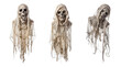 © Kayleigh - Three spooky ghost figures with screaming skeleton faces for Halloween