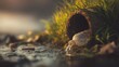 © hsantima - Pollution from plastic in natural environment.