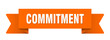 © BHM - commitment ribbon isolated on transparent background. commitment ribbon