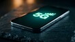 © Color Stellar Studio - Smartphone Screen Displaying 5G Technology