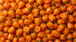 © Exact Image  - Heap of Fresh Whole Orange Habanero Peppers Full Frame Texture