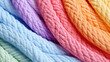 © AnyPic289 - Soft colorful fabric texture in pastel shades with cozy and warm feeling