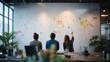 © Aino Minako - Startup Team Facing Large Innovation Planning Whiteboard