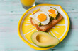 © KikoStock - Avocado toast with quail eggs for breakfast