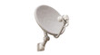 © MUHAMMAD ZUBAIR - Satellite dish antenna broadcast communication technology equipment on transparent background