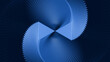 © ilham - Abstract blue geometric spiral pattern, ideal for modern technology presentation backgrounds, website headers, and corporate banners