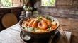 © Fajar - Authentic Thai Tom Yum Soup with Shrimp, aromatic spicy broth featuring succulent prawns, mushrooms, lemongrass and fresh Thai herbs