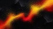 © Creative_johirul - Abstract fluid paint texture with fiery orange and red flow