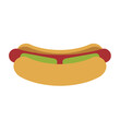 © qiran - Hot dog with ketchup and relish on transparent background
