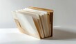 © Chandlerlikes - document folder arranged neatly on white, subtle soft lighting