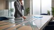 © Agus - Conceptual business scene representing strategic decision making, planning, problem solving, leadership, opportunity, and choosing the right direction.