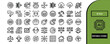 © rezaul4022 - Artificial intelligence line icon set for technology and digital business