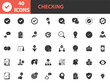 © kornkun - set of check mark icons, checking, checkbox, approve