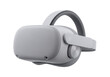 © Monira - Modern white virtual reality headset for gaming and digital entertainment isolated on transparent background