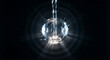 © Primex Legacy - Cavitation bubble collapse showing microscopic liquid jet piercing through center during ultrasonic sonochemistry research physics experiment