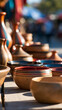 © Laura - Outdoor artisan market selling local handicrafts and folk art, cultural marketplace concept, with copy space