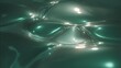 © Marut - waves illuminated with electric cyan reflections, complex folds, glossy textures, deep shadows, futuristic atmospheric abstract composition