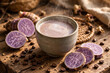 © ehab - Vietnamese Buon Ma Thuot Robusta Taro Milk Coffee Ca Phe Sua Robusta Buon Ma Thuot Vi Khoai Mon