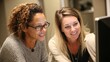 © tygowho - Smiling Colleagues Collaborating on Business Project in Modern Office