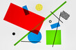 © Tatyana Lavrova/Stocksy - Abstract Geometric Composition With Colorful Shapes And Patterns