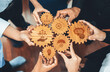 © InfiniteFlow - Collaborative Hands Holding Ethical Gears Representing Technology, Artificial Intelligence, Justice, and Innovation in Diverse Contexts and Applications. Amity
