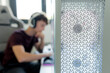 © ADDICTIVE STOCK - Young man use gaming computer with AI tools at home