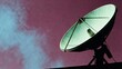 © ADDICTIVE STOCK - Satellite dish antenna on rooftop against dramatic sky