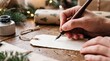 © Aliaksandra - Holiday Calligraphy, Handcrafted holiday greetings written delicately with a fine ink pen