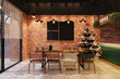 © murattellioglu - interior of a restaurant, coffee shop, 3d render