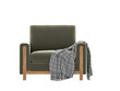 © murattellioglu - 3d render sofa on white background