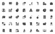 © kornkun - set of finance icons, loan, debt, tax