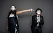 © Nomad_Soul - Humorous theatrical mime scene with a toy gun