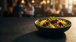 © Farzana - Gourmet fresh salad bowl with citrus and beets. Healthy dining and restaurant food photography