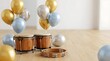 © Vanessa - Festive Music Celebration with Balloons and Percussion Instruments