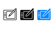 © Al Rafi - Professional graphic drawing tablet and stylus pen icon set for digital design