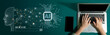 © InfiniteFlow - Artificial intelligence interface concept showing human centered interaction, smart search, chat and automated assistance for future workflows and data analytics. Corpus