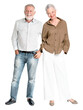 © Rawpixel.com - Senior couple png sticker, transparent background