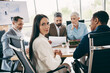© deagreez - Professional team collaborating in modern office executing innovative corporate strategy and discussing business goals