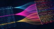 © Dollar - Abstract visualization of data streams flowing through binary code networks. Digital transformation concept for advanced artificial intelligence and big data analytics.