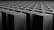 © tamimdesignhub - Abstract Geometric 3D Background Featuring Uniform Dark Gray Cubes Arranged In A Precise Grid Pattern Representing Modern Minimalist Digital