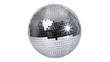 © Matthias - Reflective silver mirror disco ball with square glass tiles