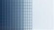 © YiuCheung - Blue glass tiles in grid pattern, gradient from dark to light.