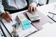 © Charlie's - Home Loan Concept with House and Financial Planning for Property Purchase and Residential Investment.
